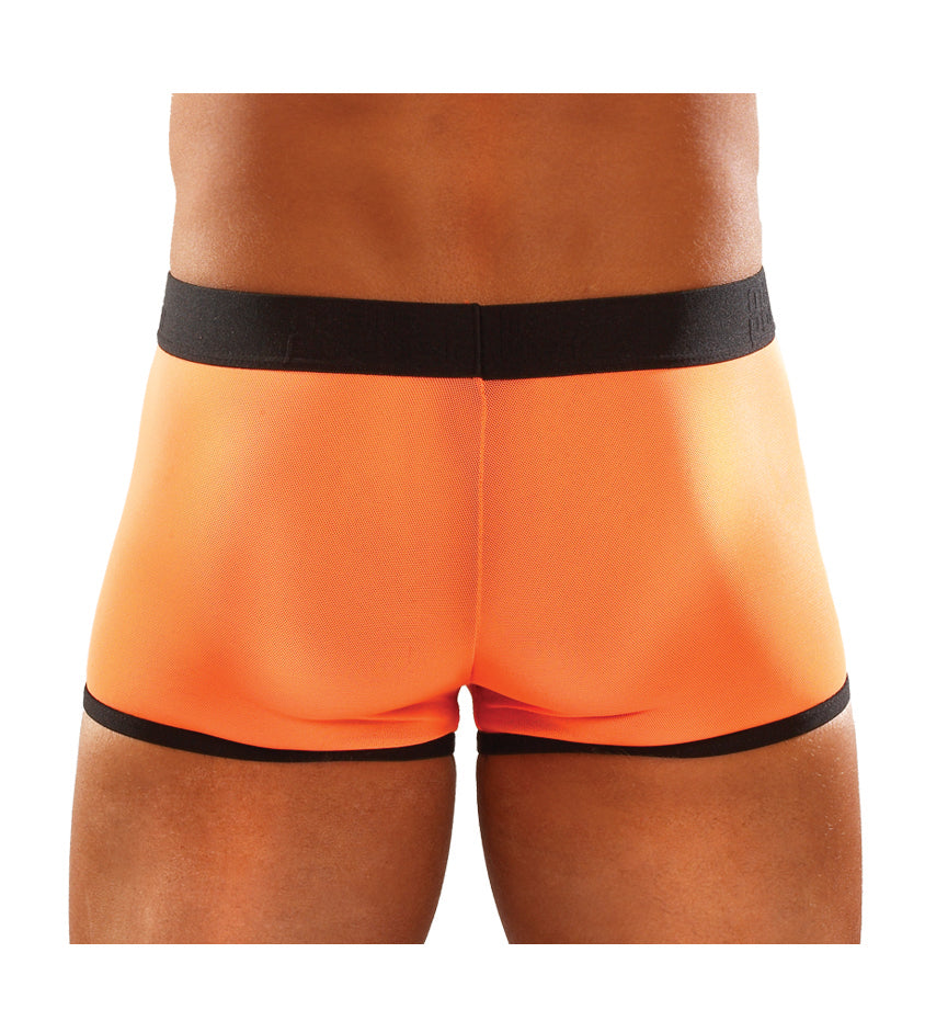 SALE - Fine Neon Mesh Pouch Short Orange