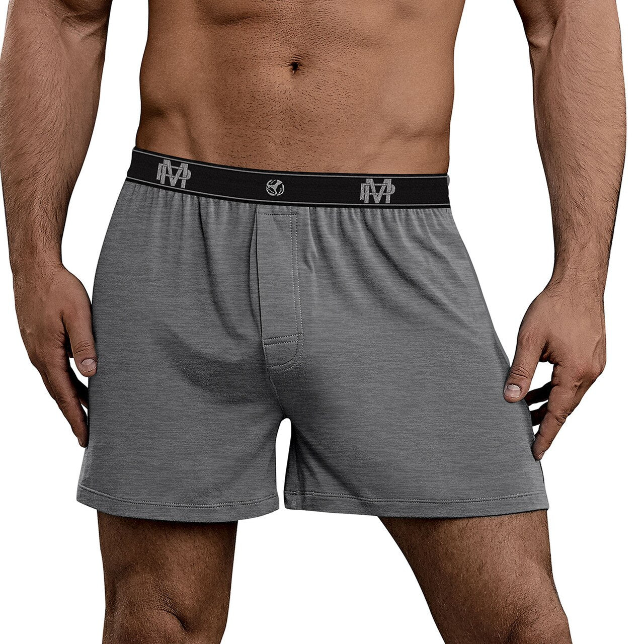 SALE - Mens Bamboo Boxer Shorts Grey