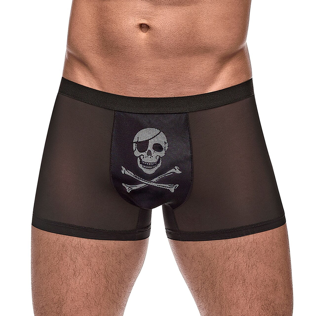 SALE - Mens Male Power Skull Print Boxer Briefs