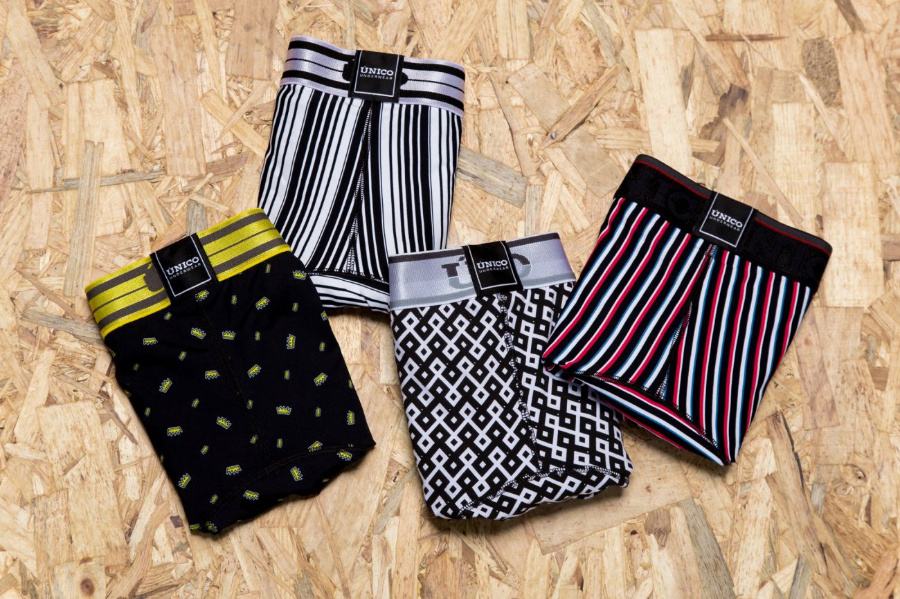 Unico 1902010013299 Trunks Unexpected Black Printed