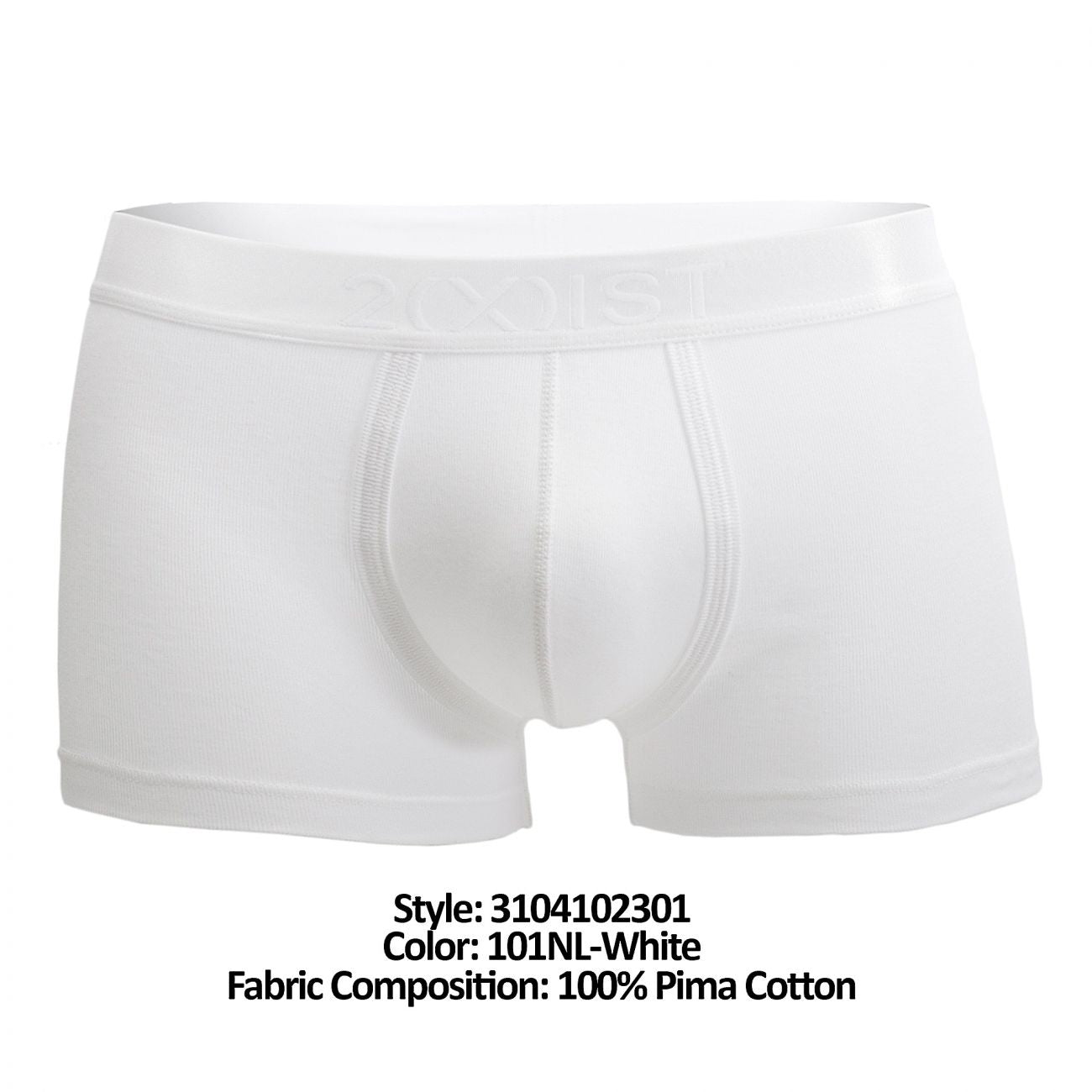 2(X)IST 3104102301 Pima Cotton Trunk White