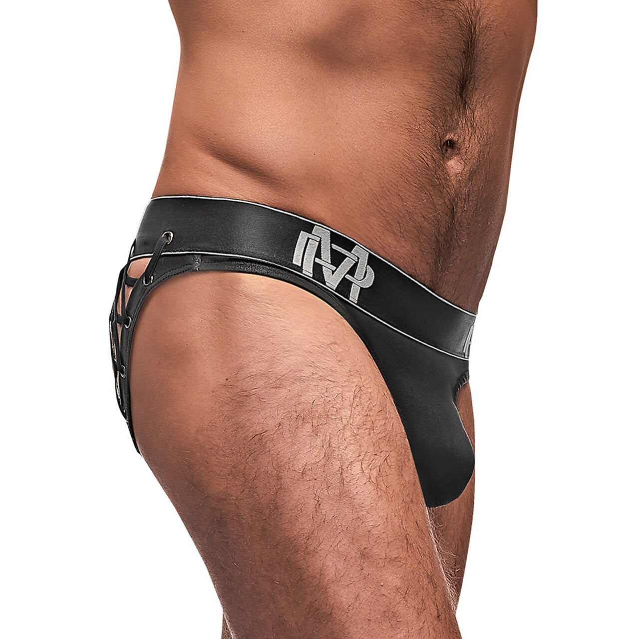 Mens Black Ice Moonshine Lace Up Brief