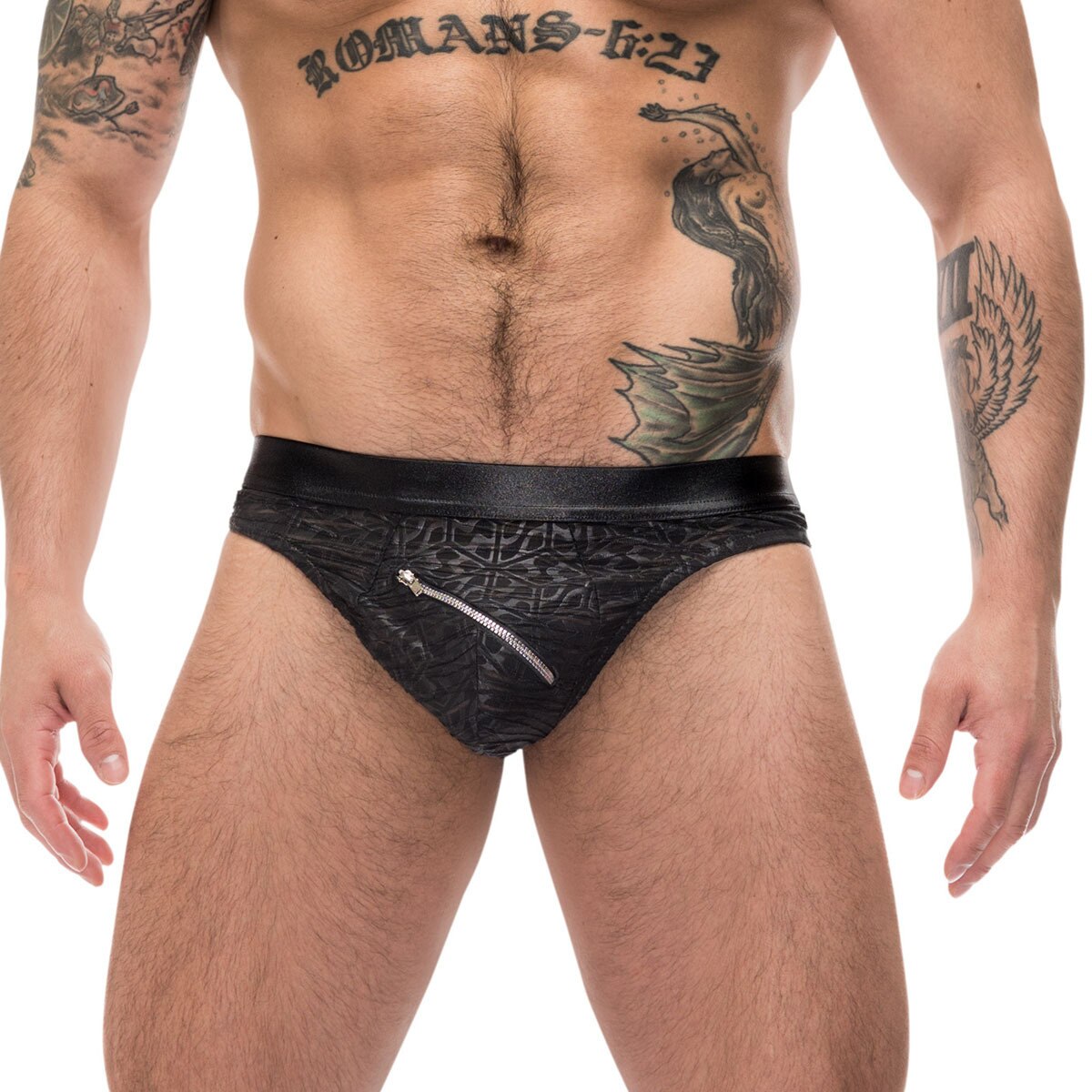 SALE - Mens Zip Pouch Thong