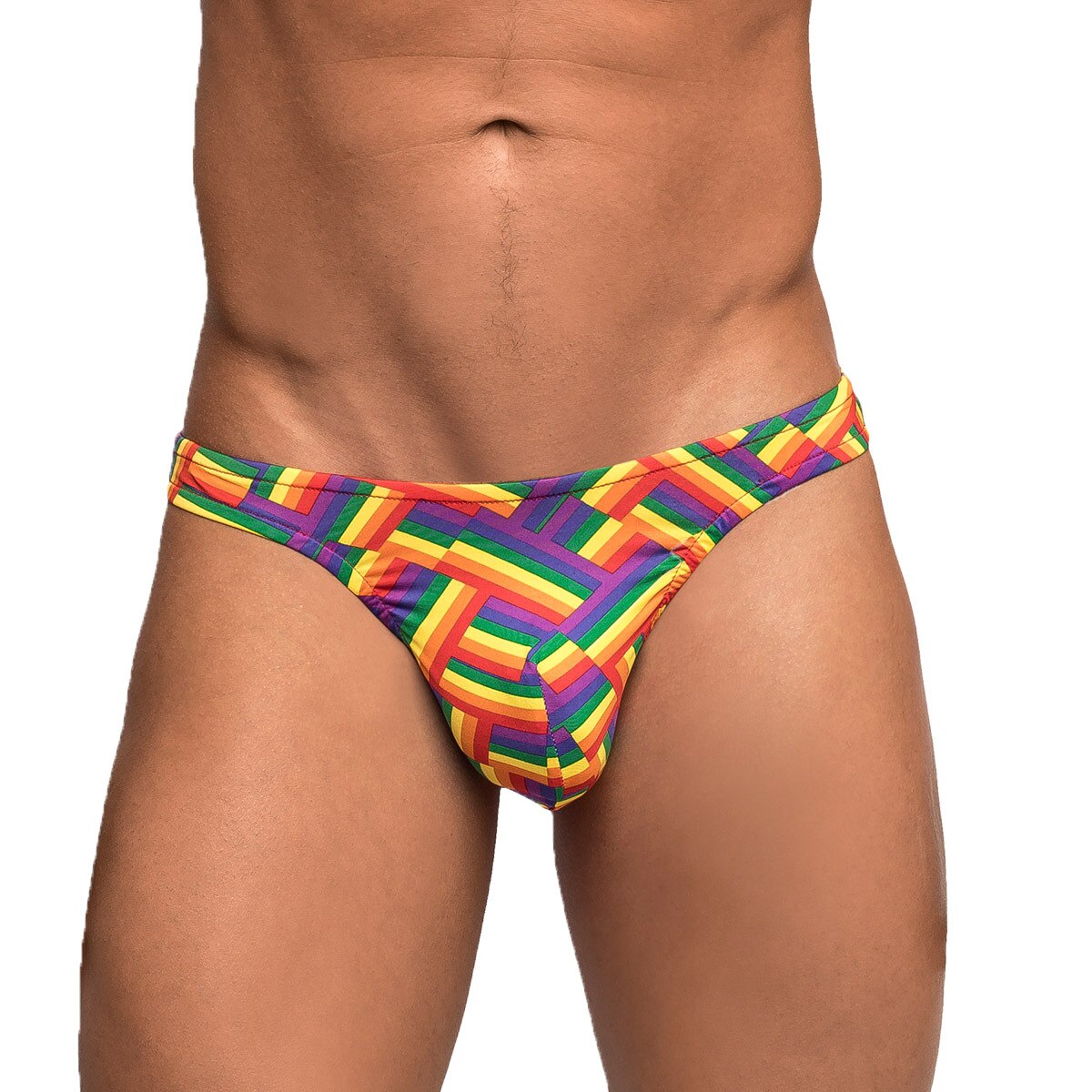Mens Gay Pride Rainbow Thong