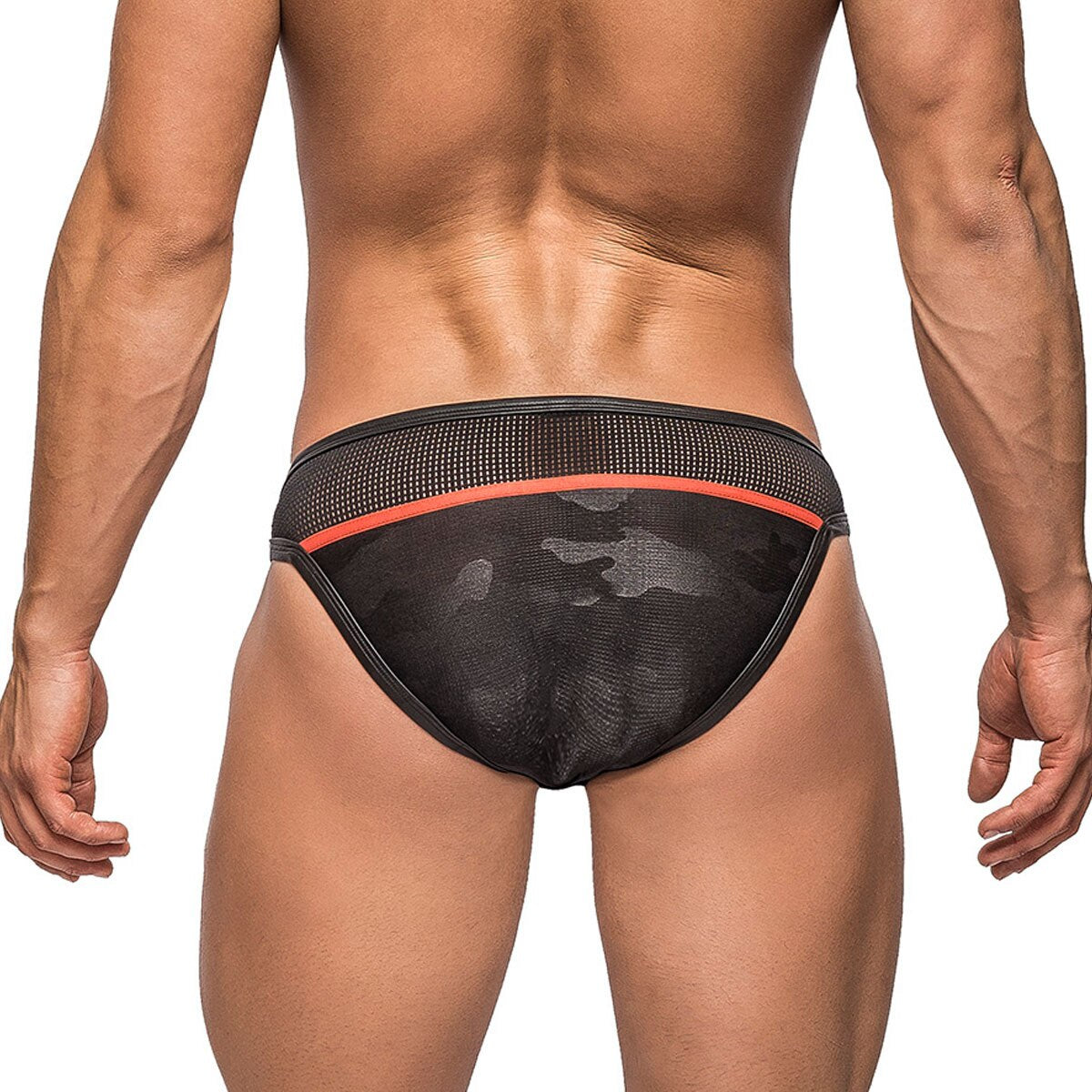 SALE - Male Power Camo Sports Net Bikini Brief