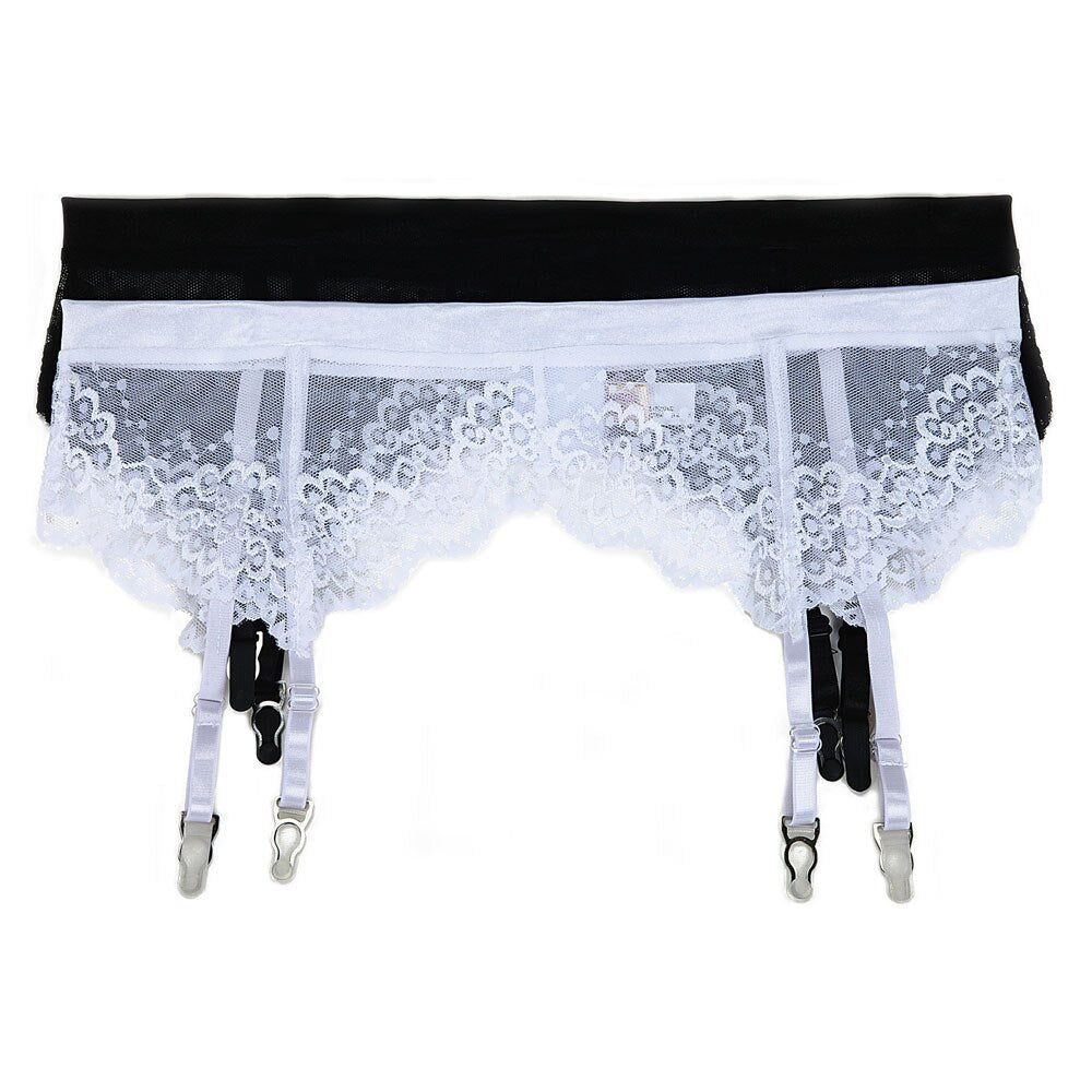 Sexy Lace Garterbelt, Ready to Wear with Your Sexy Briefs White