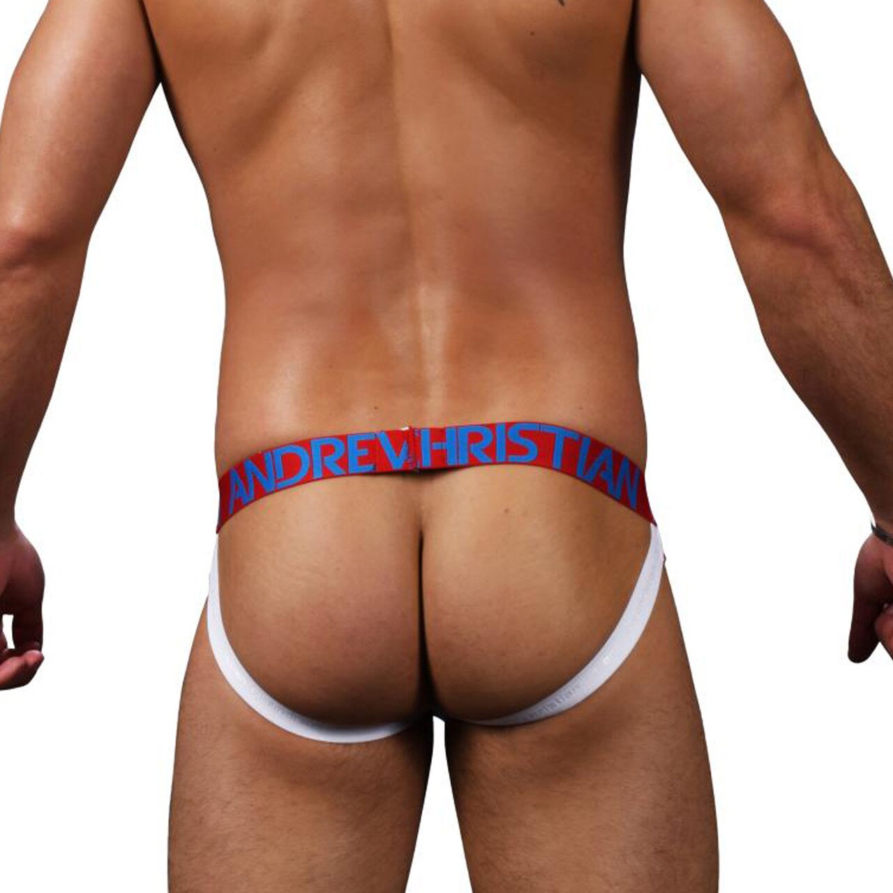 SALE - Mens Andrew Christian Out & Proud Rainbow Brief Jock Strap