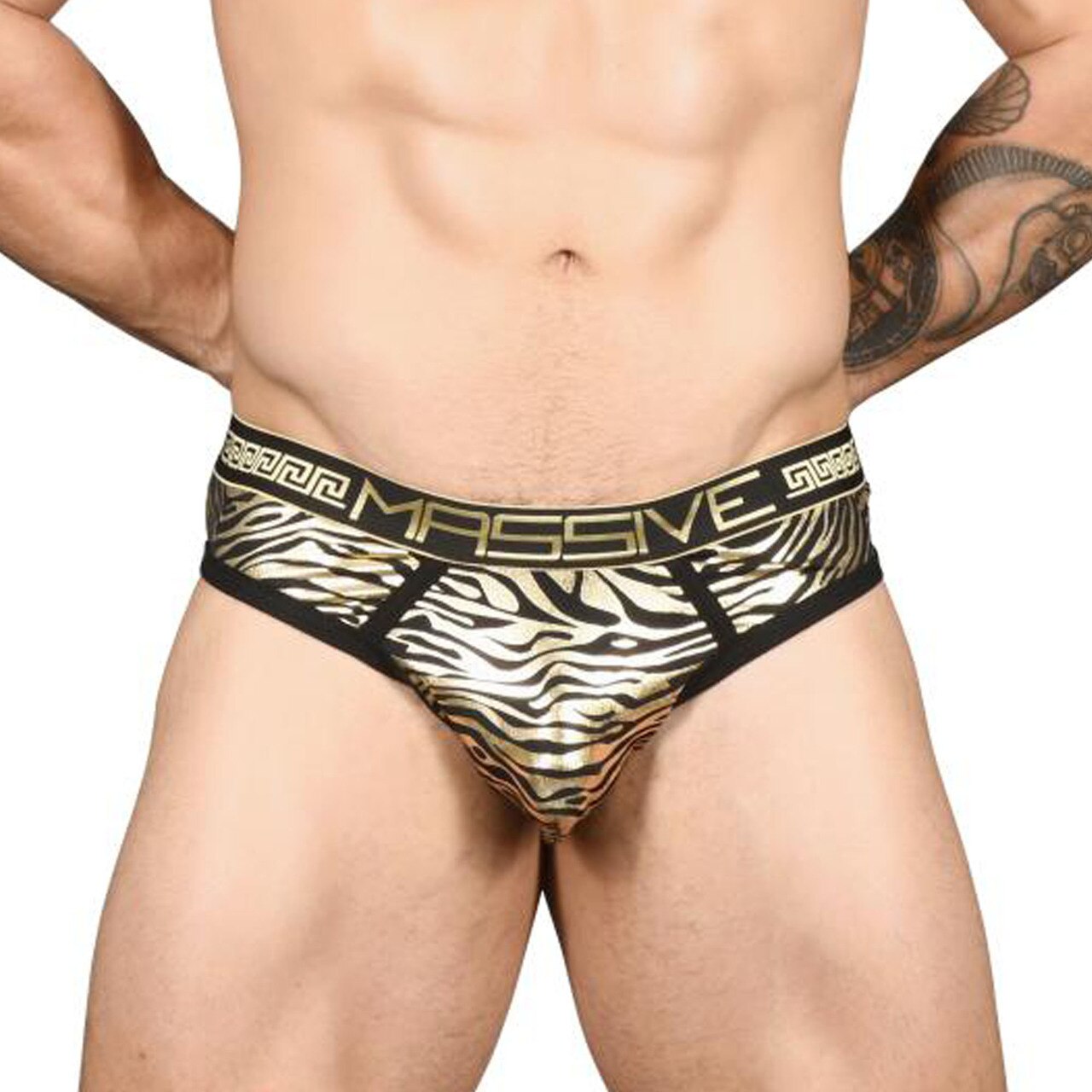 Mens Andrew Christian MASSIVE Animal Attraction Thong