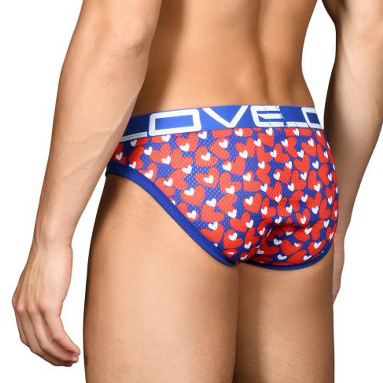 SALE - Mens Andrew Christian Love Sweetheart Mesh Brief w/ Almost Naked