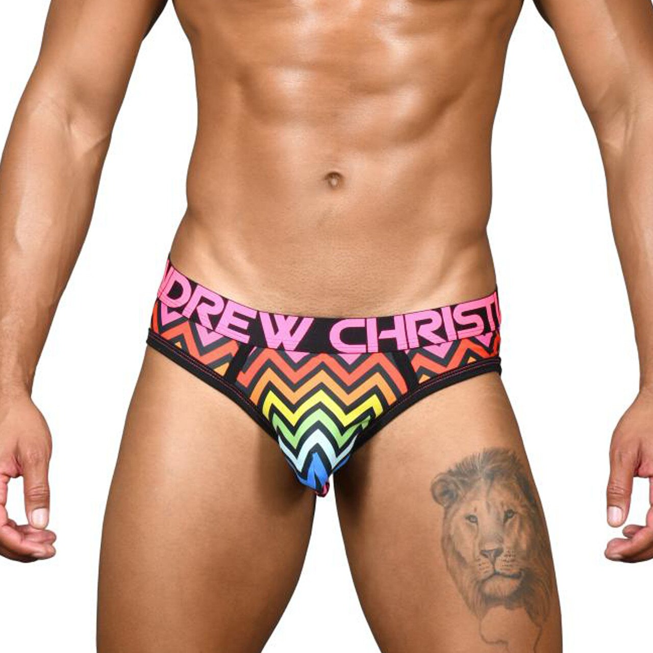 Mens Andrew Christian Horizon Pride Brief w/ Almost Naked