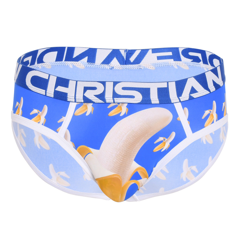 JCSTK - Andrew Christian Banana Brief Underwear for Men w/ ALMOST NAKED® Printed