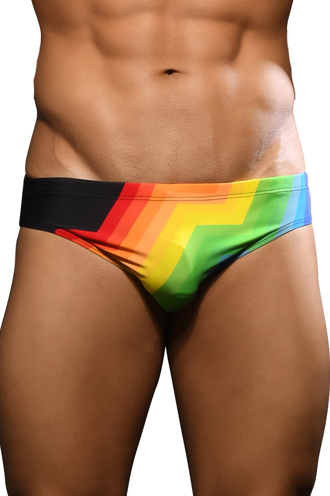 JCSTK - Andrew Christian Pride Vision Underwear Bikini Swimwear for Men Printed