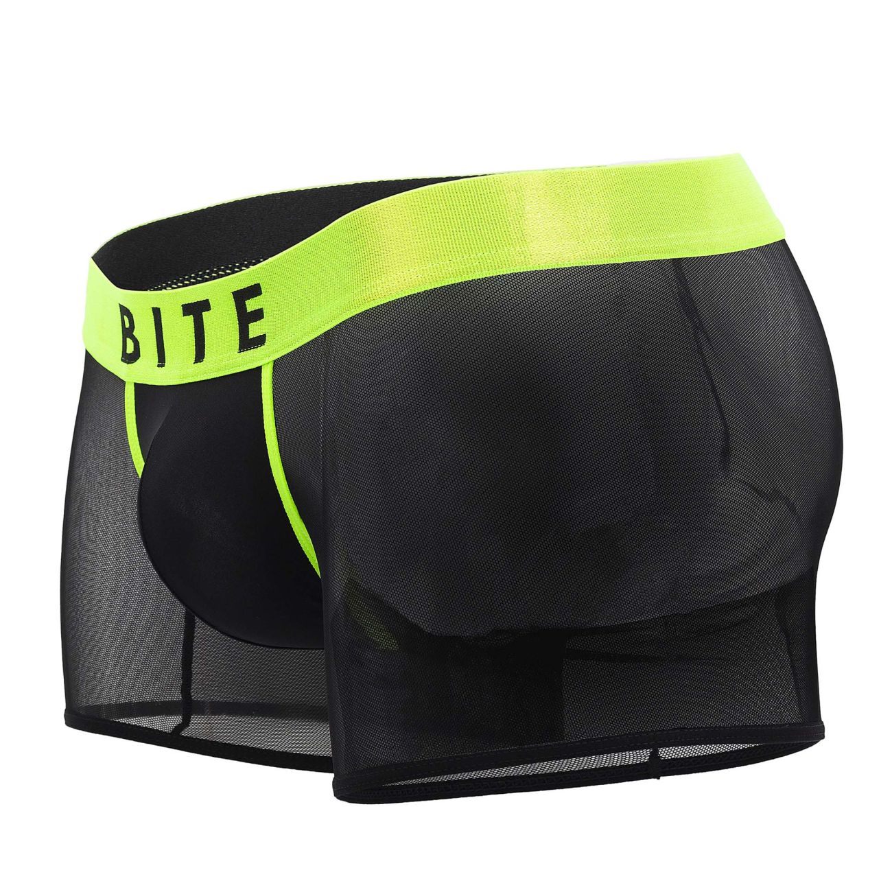 BiteWear BW2023103  Luminous Lime Trunks Black Green
