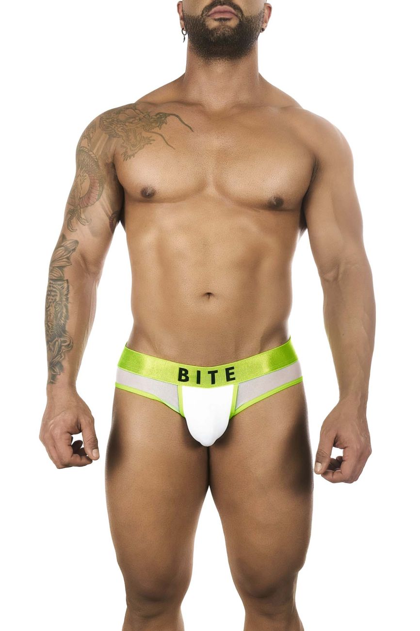 BiteWear BW2023110 Sweet Kiwi Briefs White