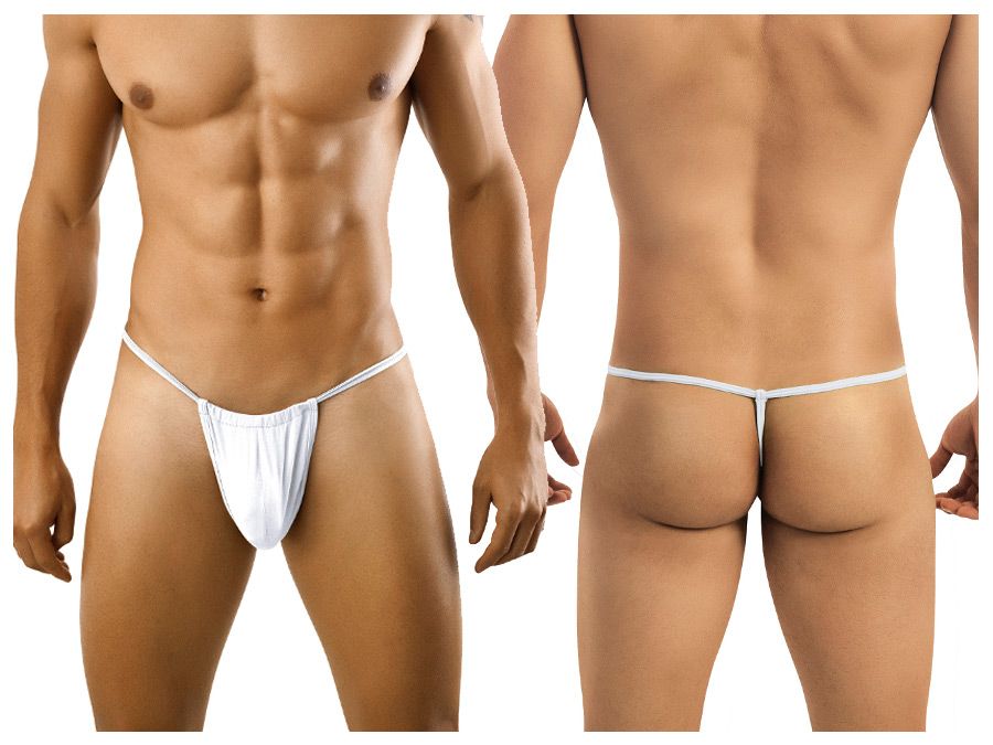 CandyMan 9586 G-string Thong White