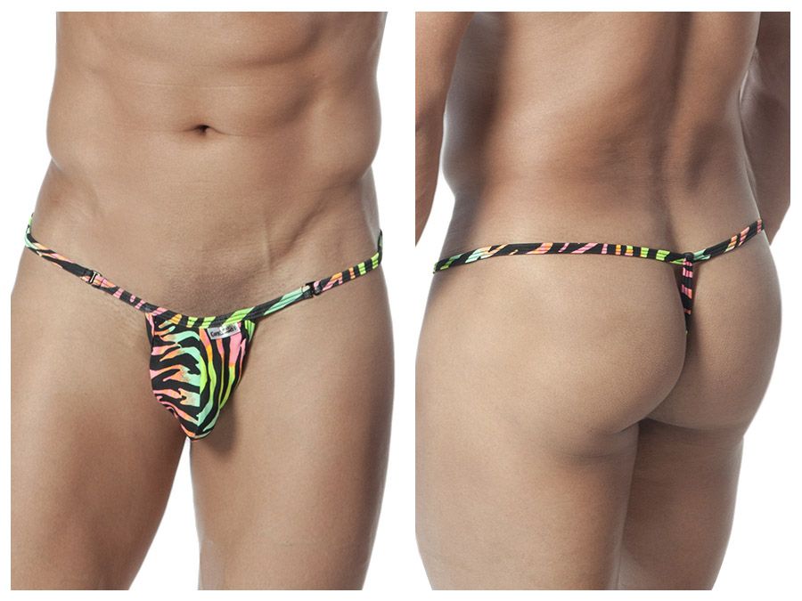 CandyMan 99170 Animal Print Thong Multi