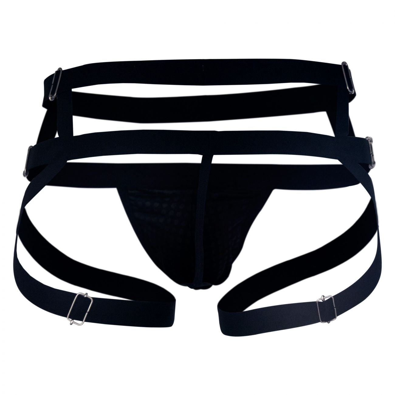 CandyMan 99242X Jockstrap Black Plus Sizes