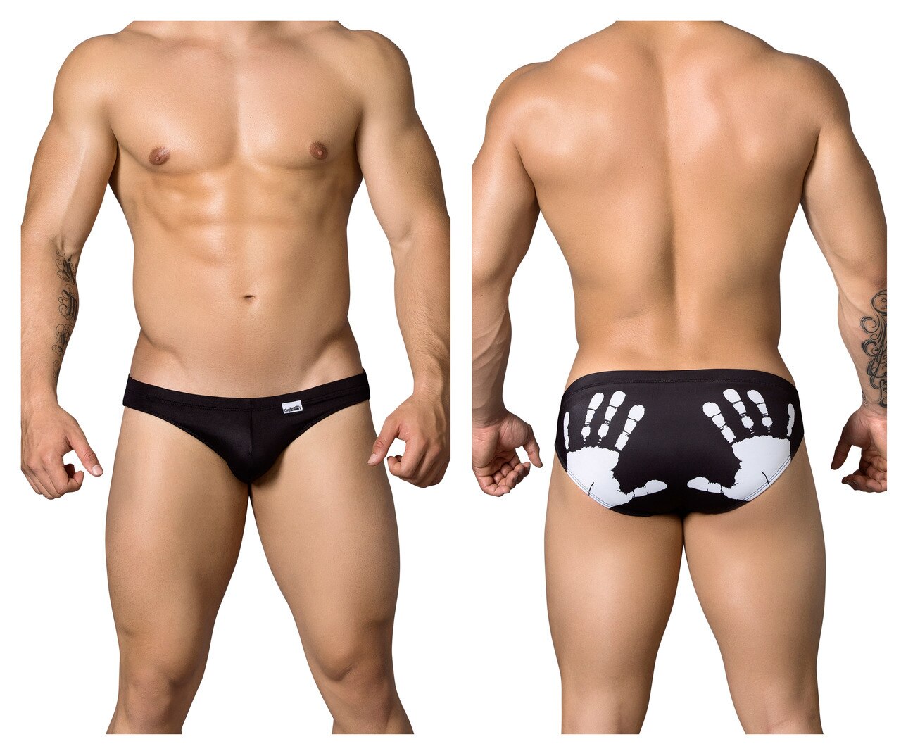 SALE - Mens Hands Bikini Brief Black