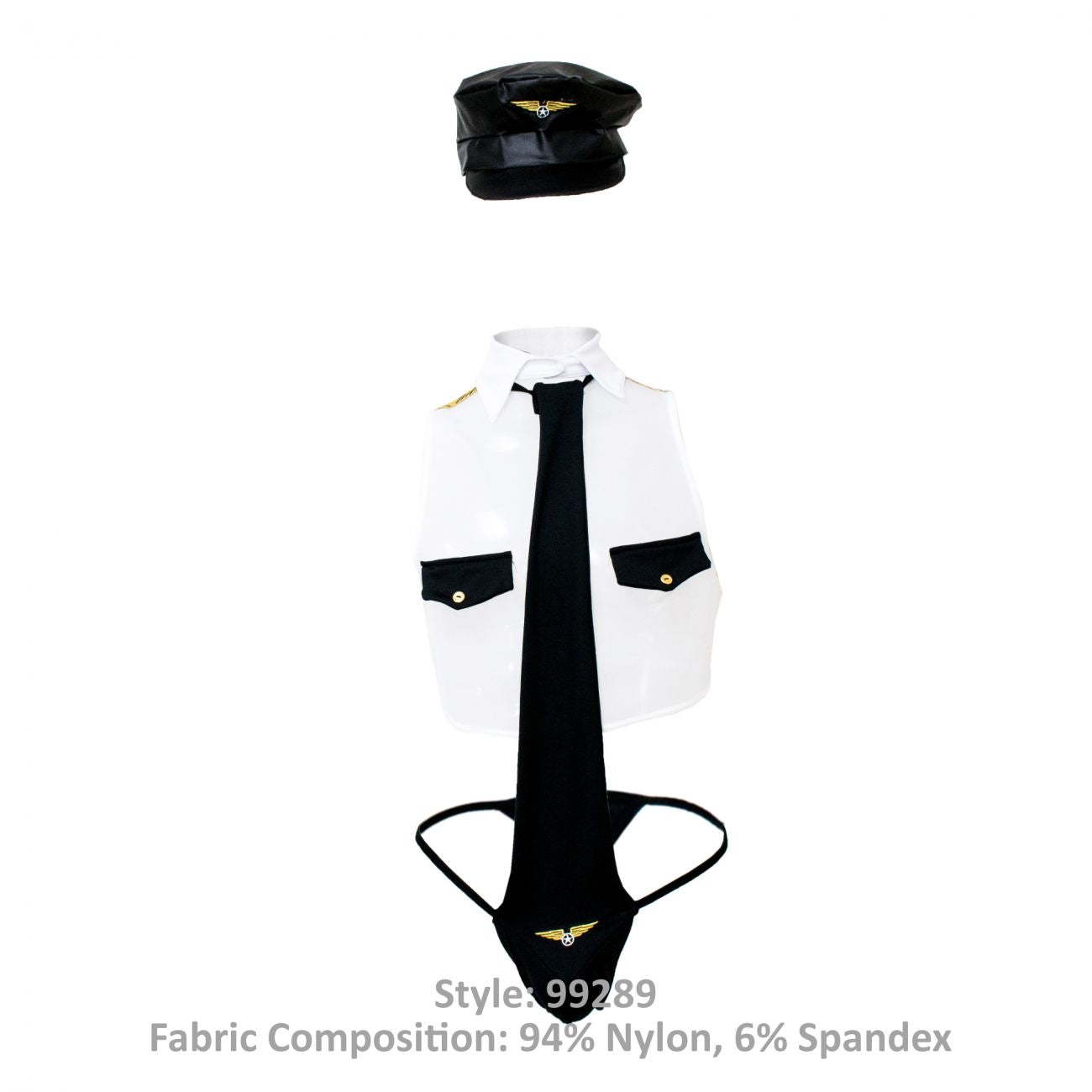 CandyMan 99289 Pilot Costume Outfit