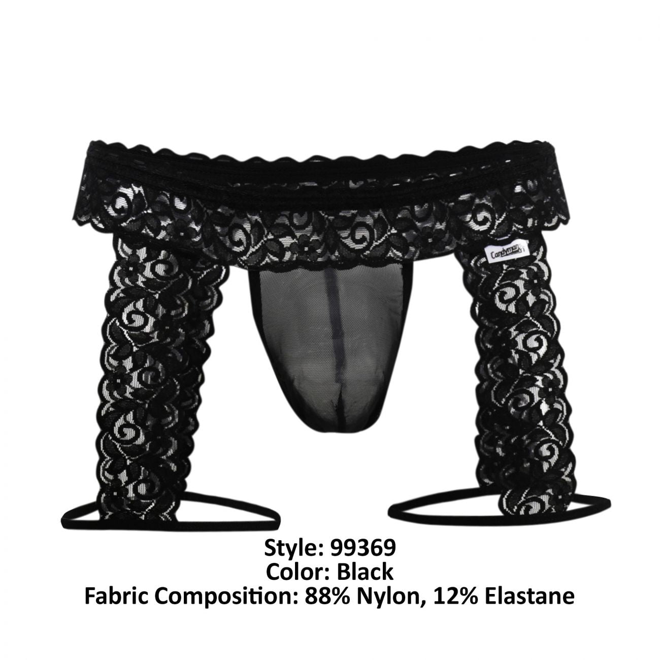 CandyMan 99369 Thongs Black