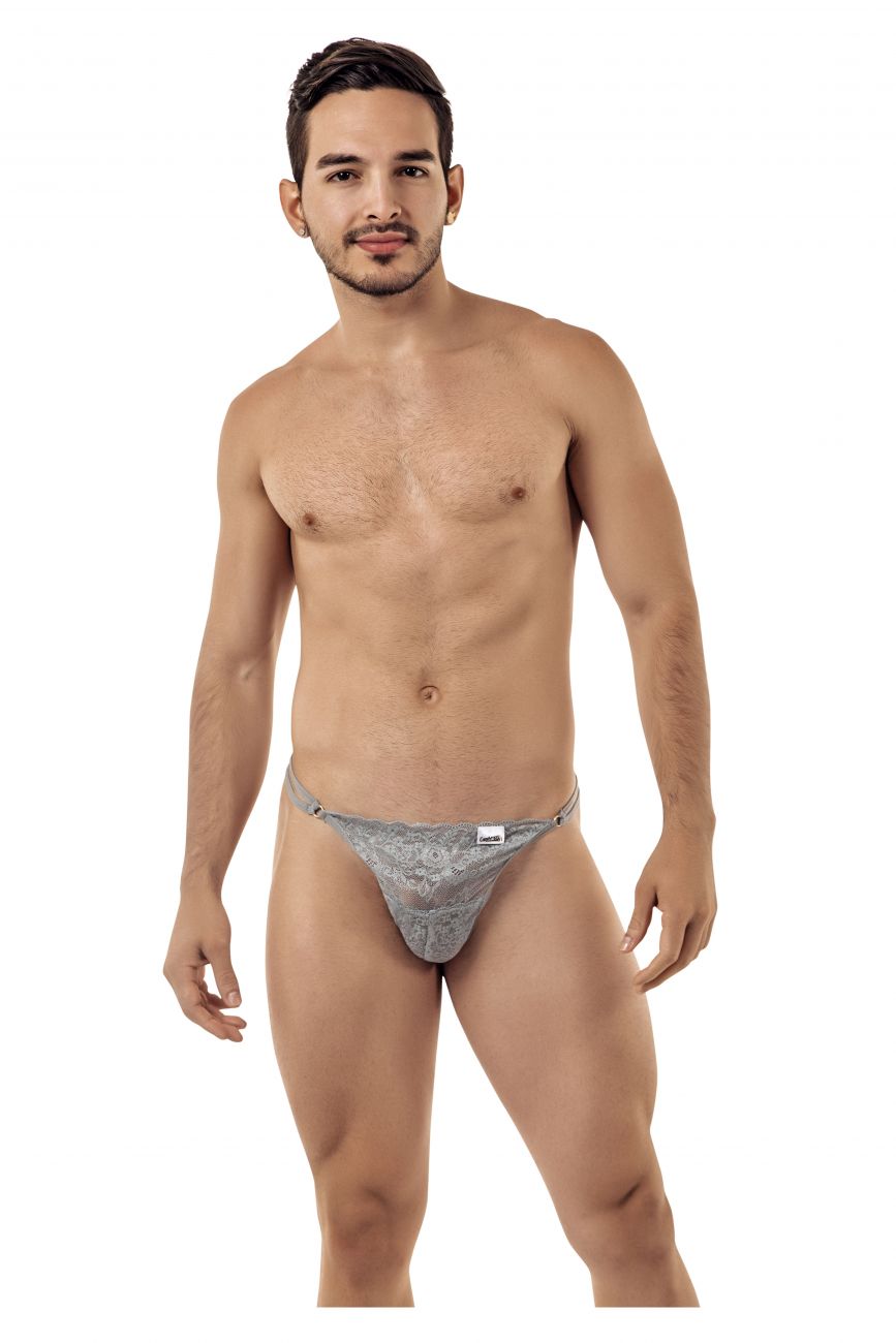 CandyMan 99421 Lace G-String Thongs Gray
