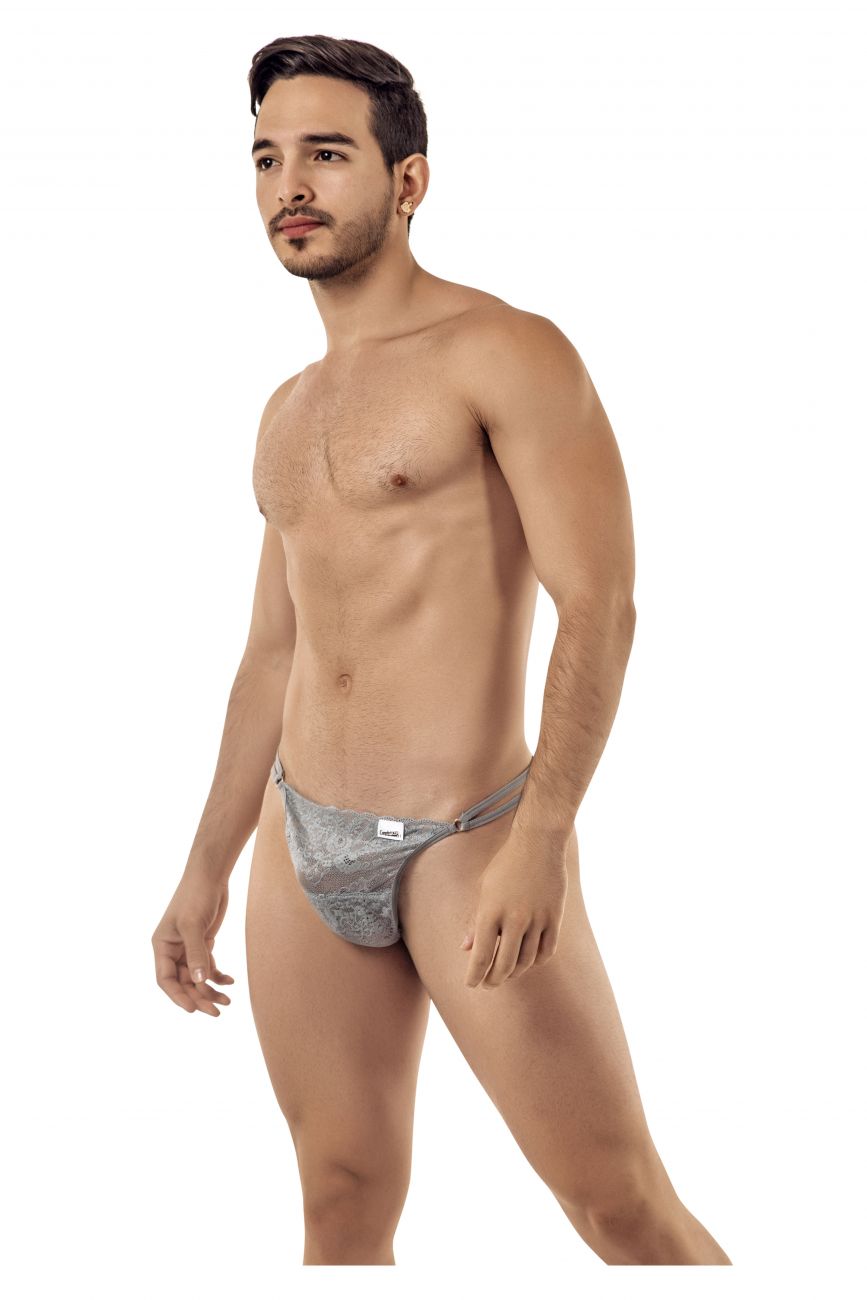 CandyMan 99421 Lace G-String Thongs Gray