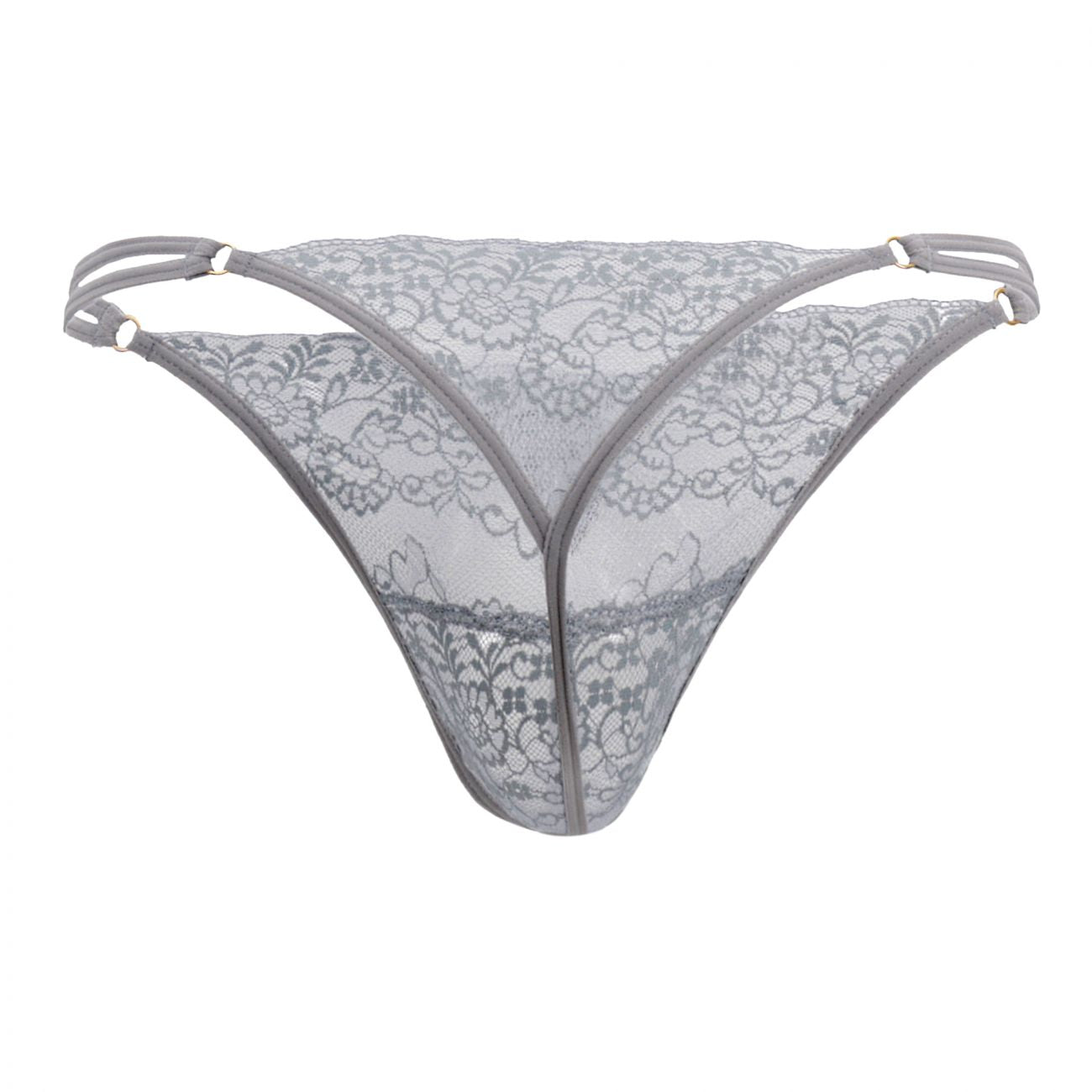 CandyMan 99421 Lace G-String Thongs Gray