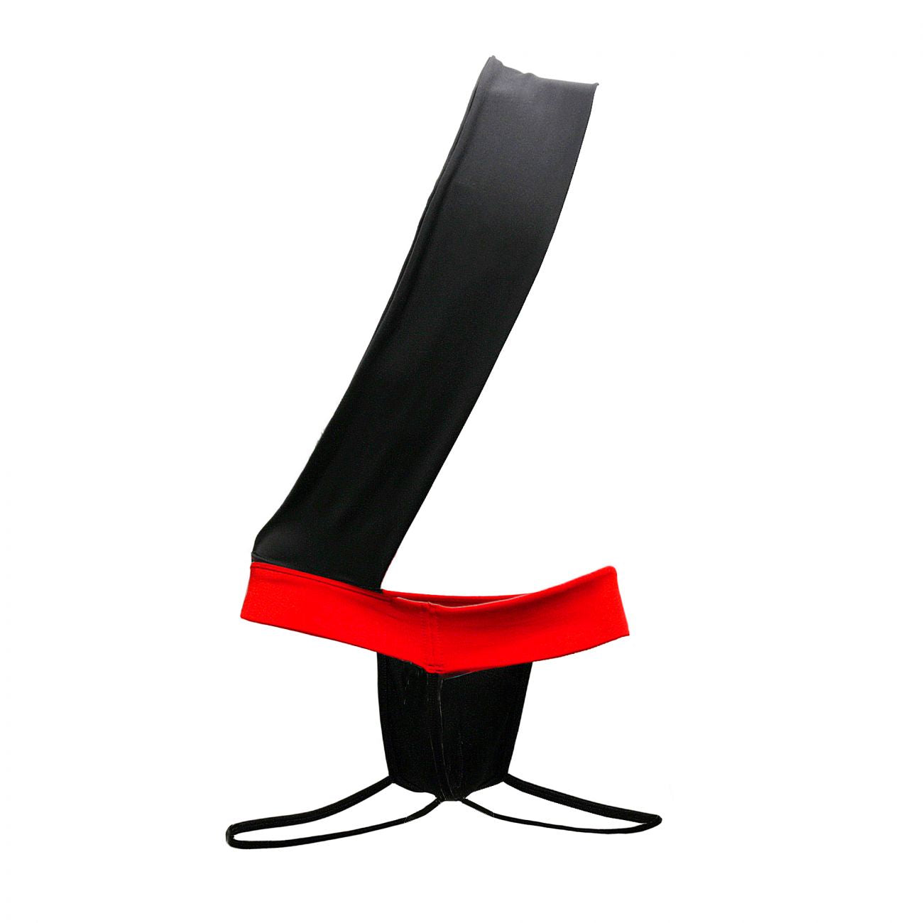 CandyMan 99425 Pirate Costume Outfit Thongs Black & Red