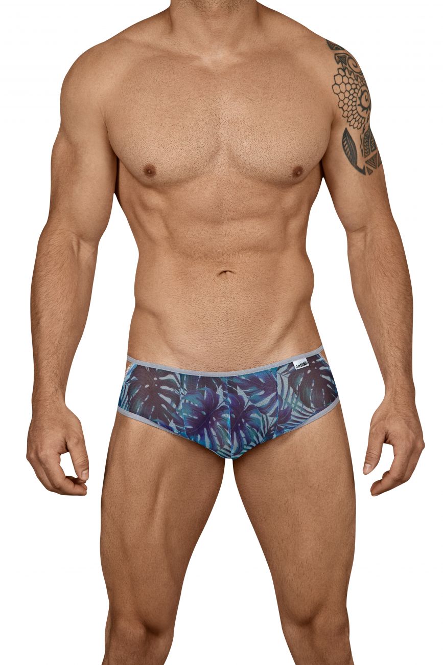 CandyMan 99439 Floral Briefs Blue