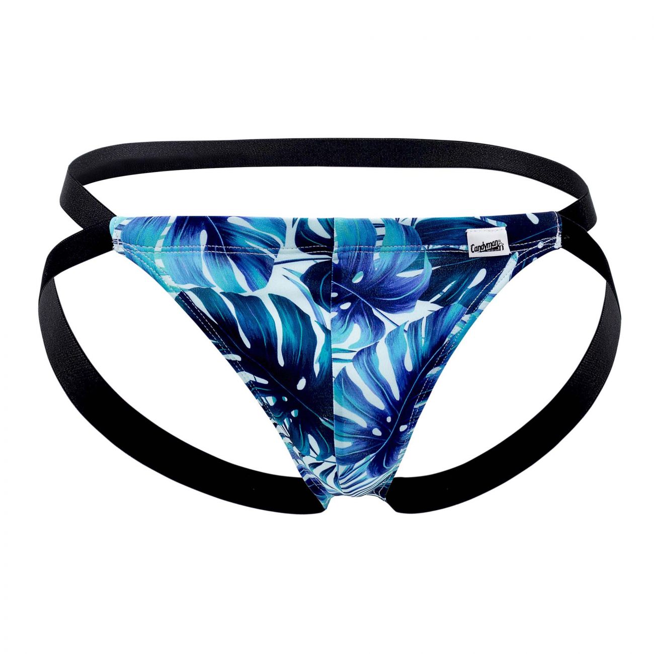 CandyMan 99442 Floral Jockstrap Blue