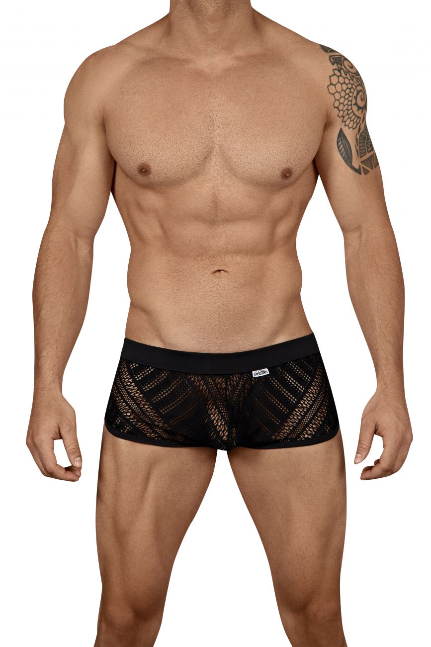 CandyMan 99444 Lace Mini Trunks Black