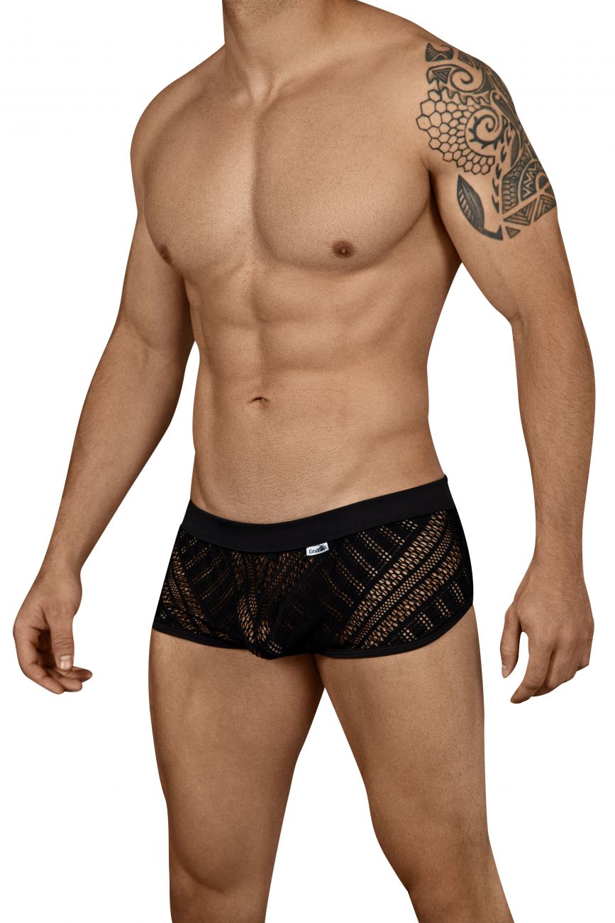 CandyMan 99444 Lace Mini Trunks Black