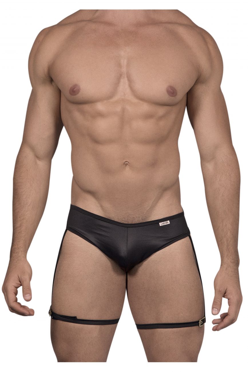 CandyMan 99468 Garter Briefs Black