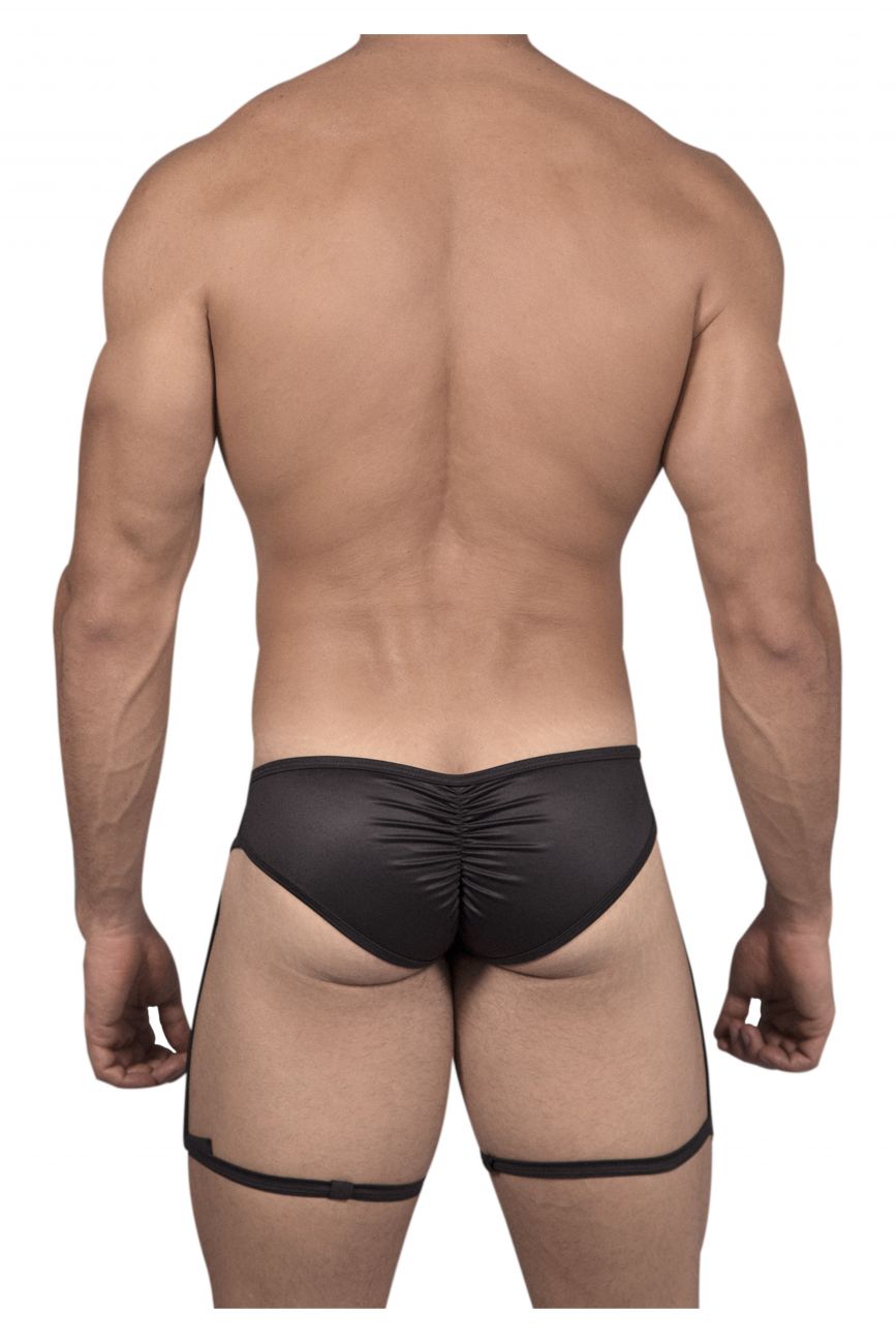 CandyMan 99468 Garter Briefs Black