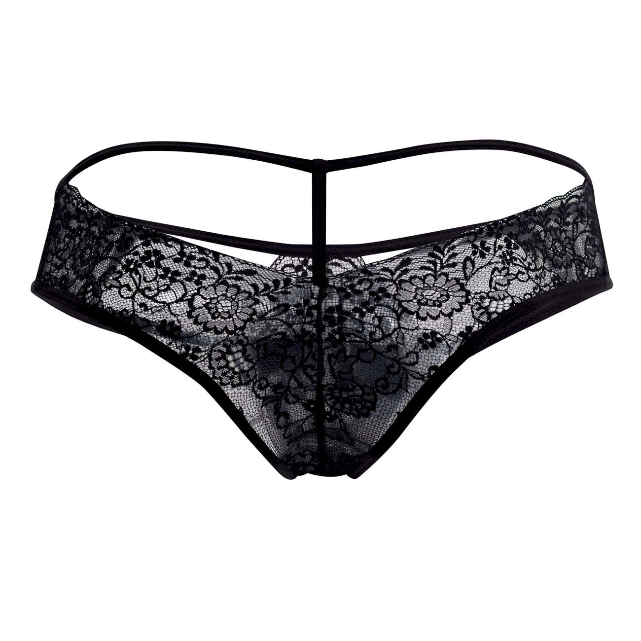 CandyMan 99471 Lace Jockstrap Black