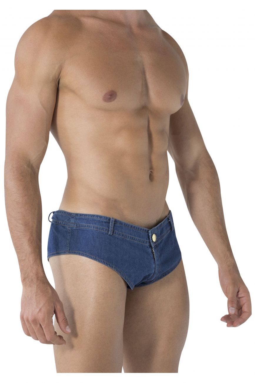 CandyMan 99476 Cowboy Briefs Blue Denim