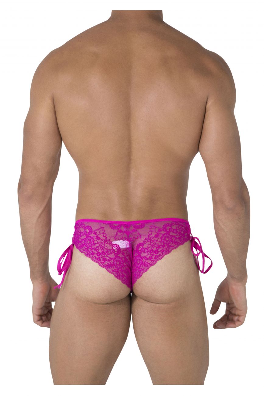 JCSTK - CandyMan 99488 Side Tie Lace Bikini Fuchsia