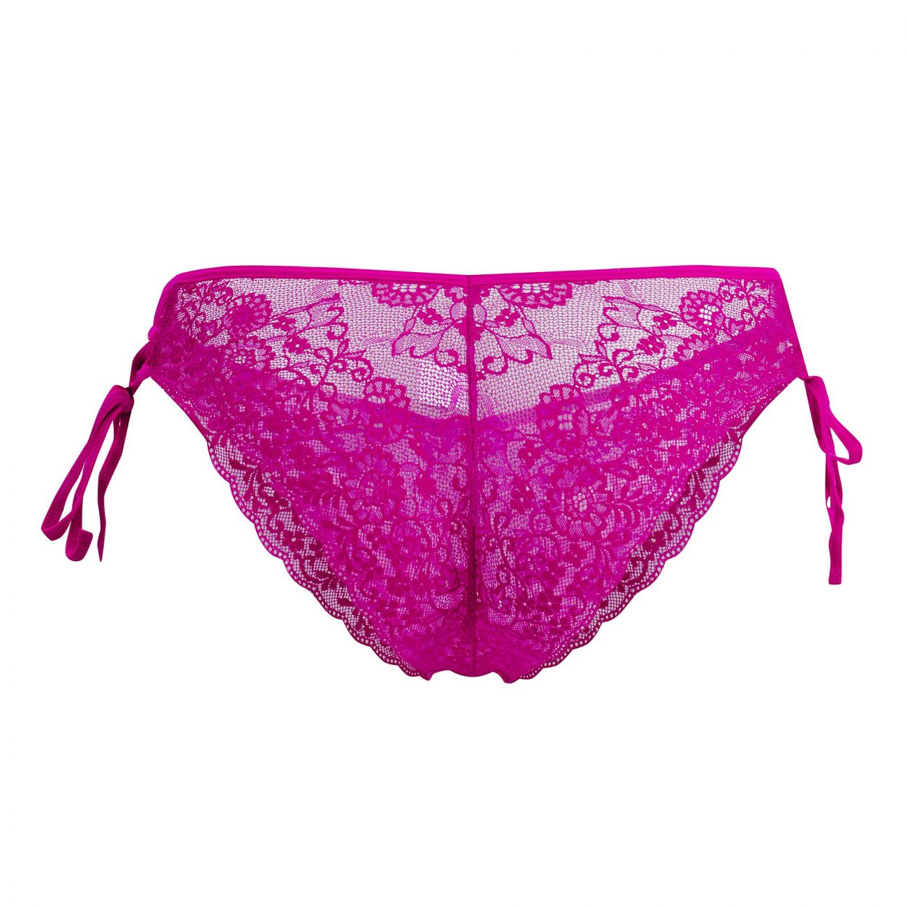 JCSTK - CandyMan 99488 Side Tie Lace Bikini Fuchsia