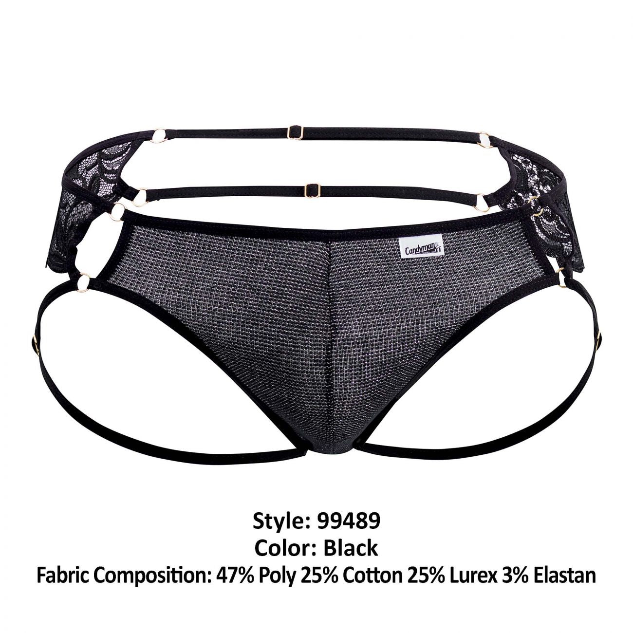 CandyMan 99489 Jockstrap Black