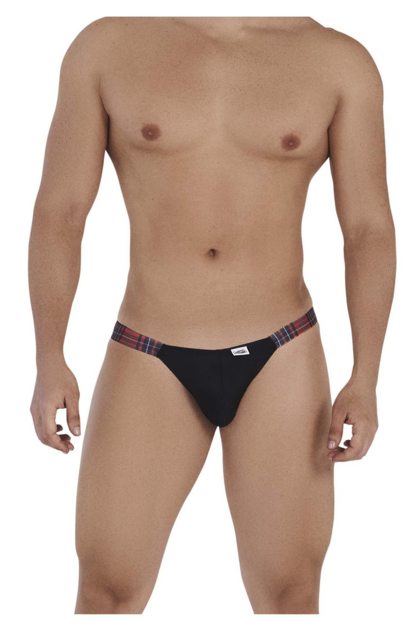 CandyMan 99536 Prints Jockstrap Black Stripes