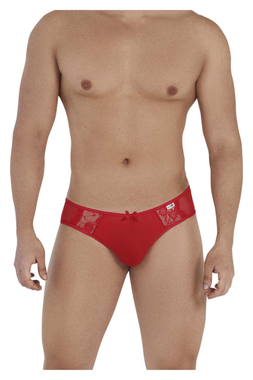 CandyMan 99538 Sexy Lace Jockstrap Red