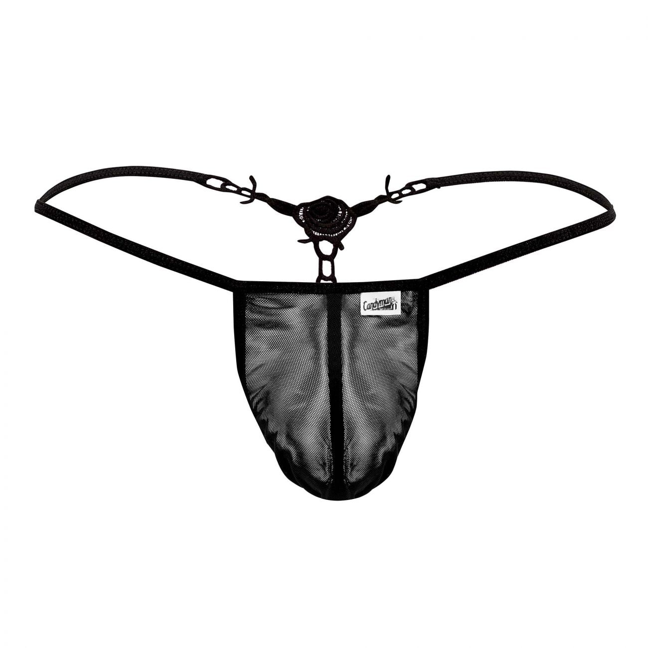 CandyMan 99555 Rose G-String Black