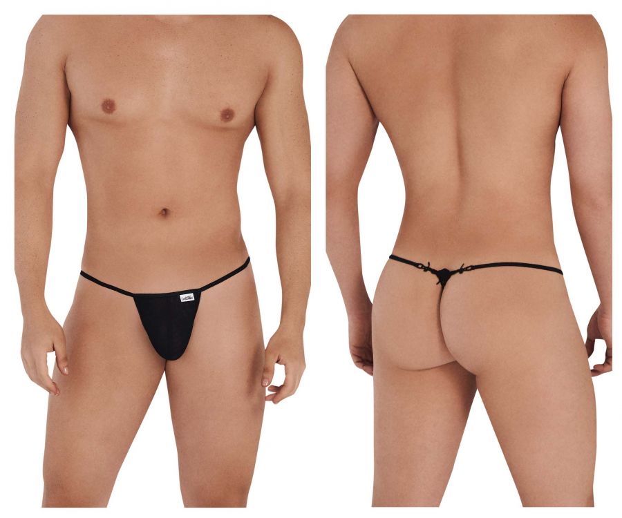 CandyMan 99555 Rose G-String Black