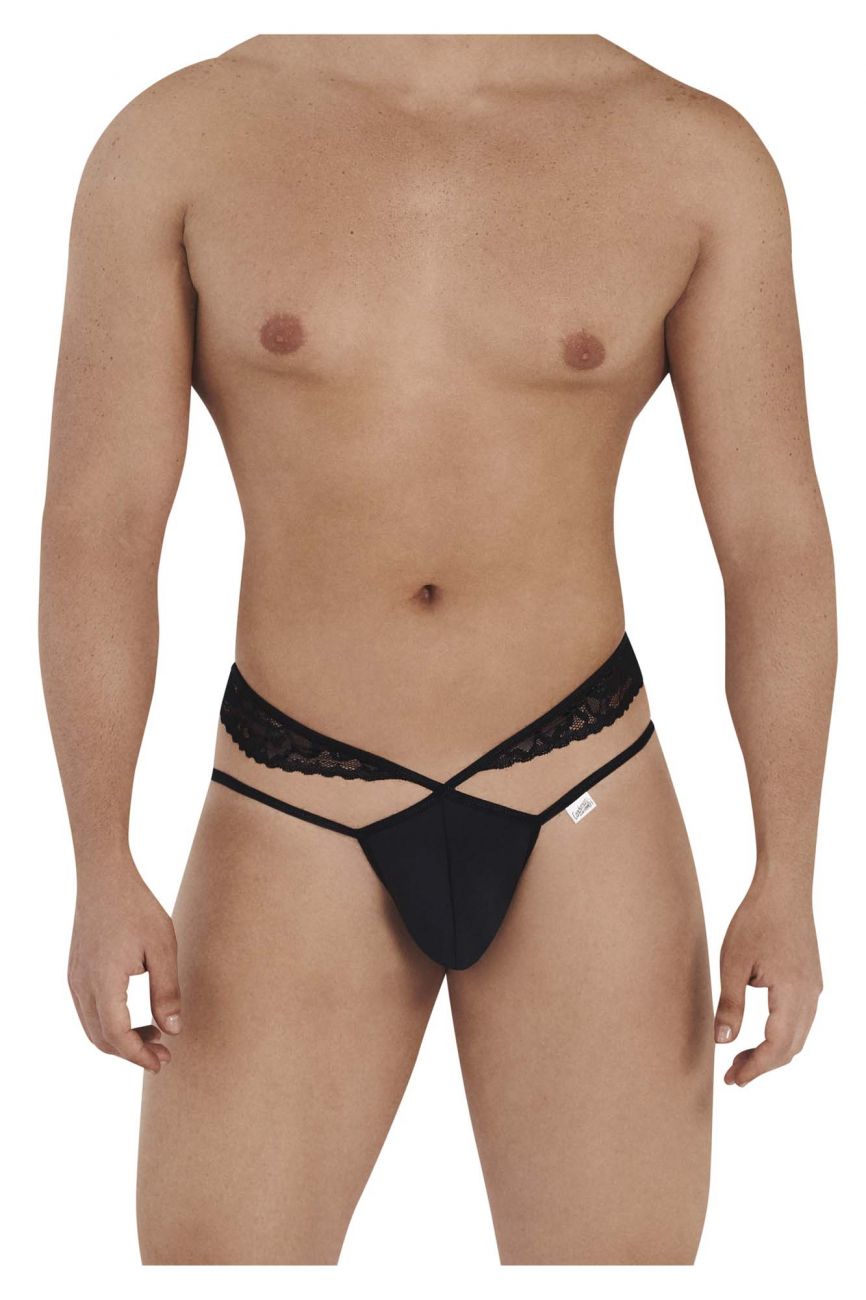 CandyMan 99560 Lace Thongs Black