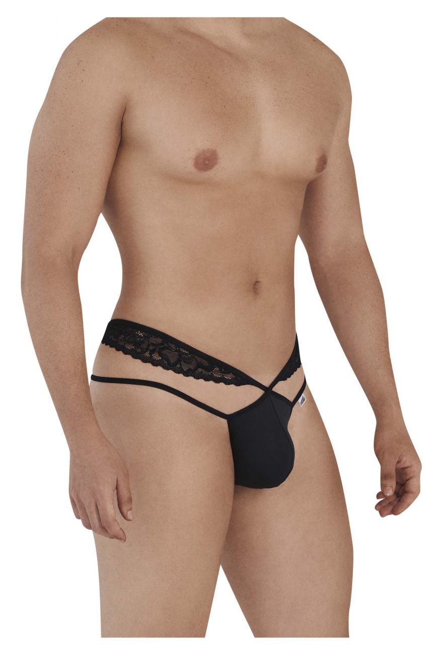 CandyMan 99560 Lace Thongs Black