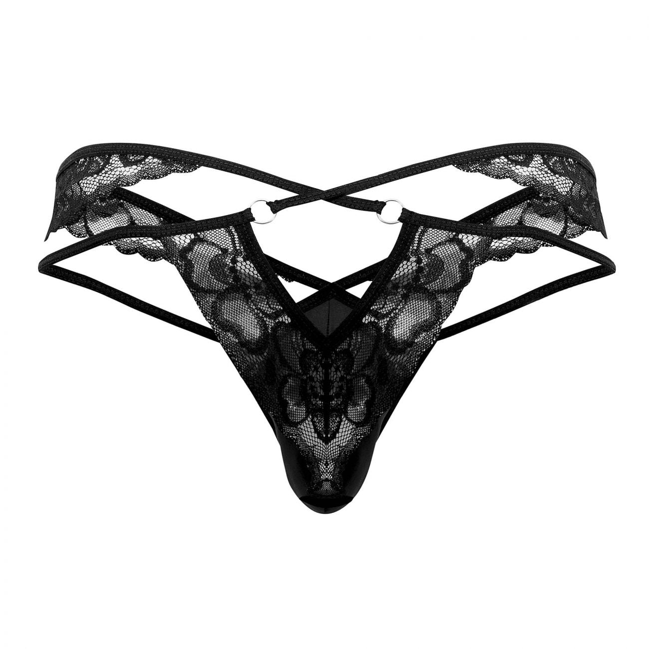 CandyMan 99560 Lace Thongs Black
