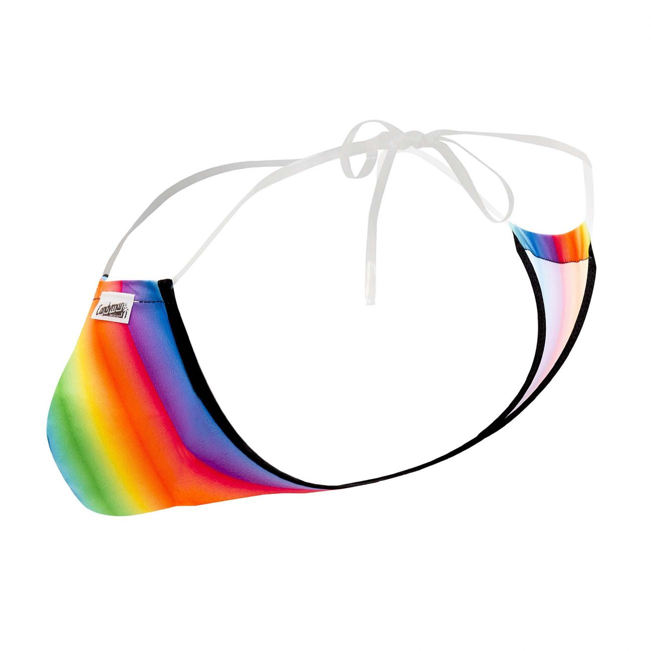 JCSTK - CandyMan 99571 Invisible Strap Micro G-String Rainbow Print