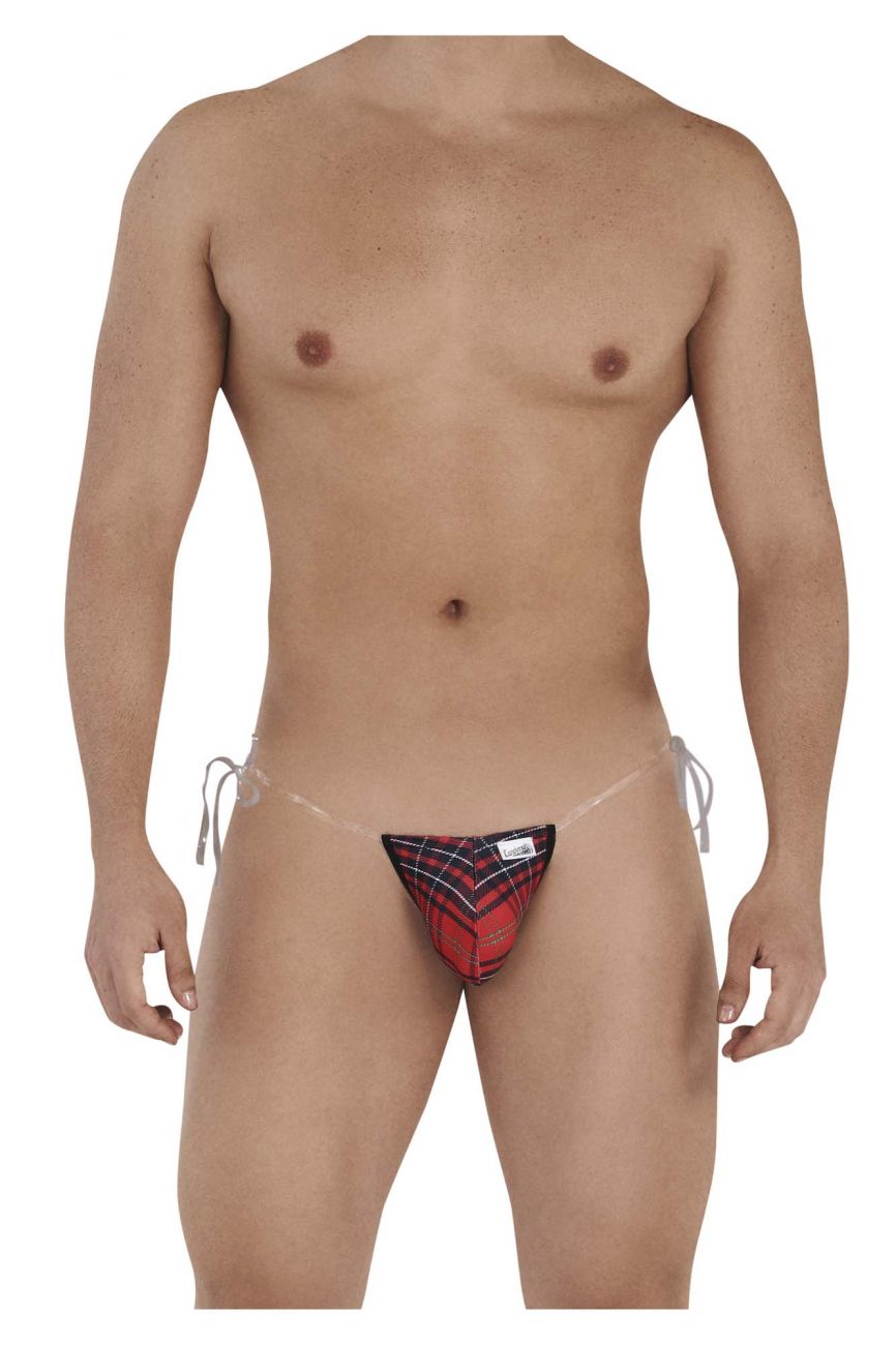 CandyMan 99571 Invisible Strap Micro G-String Red Print