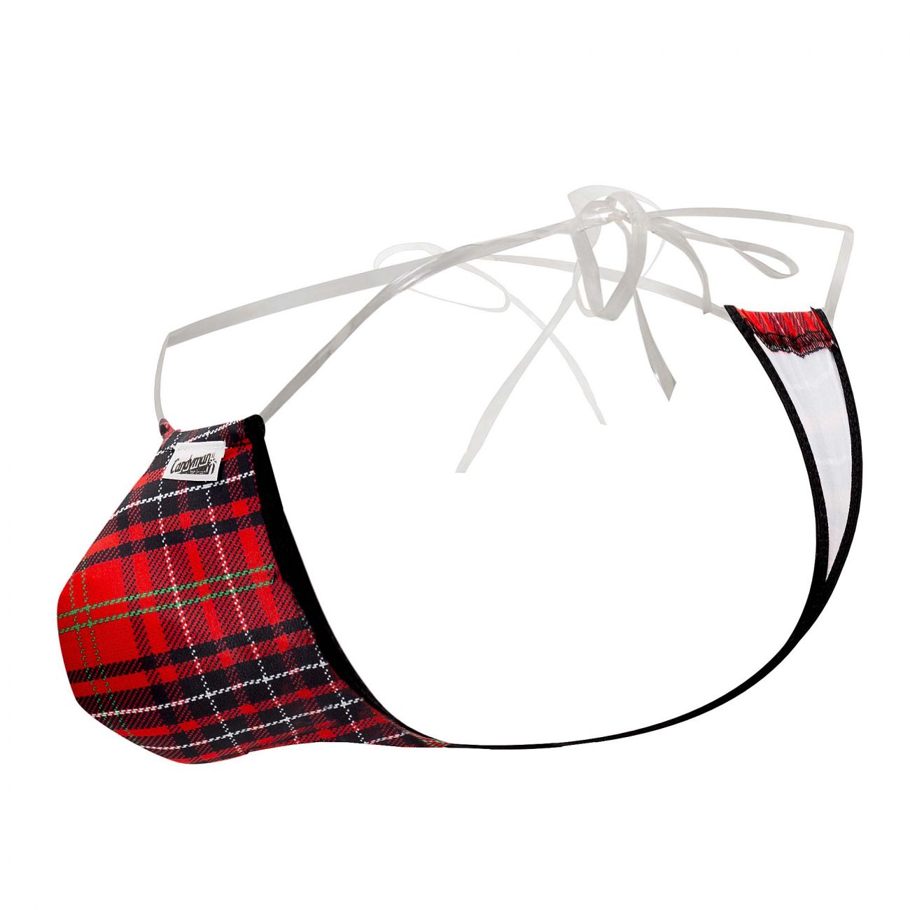 CandyMan 99571 Invisible Strap Micro G-String Red Print