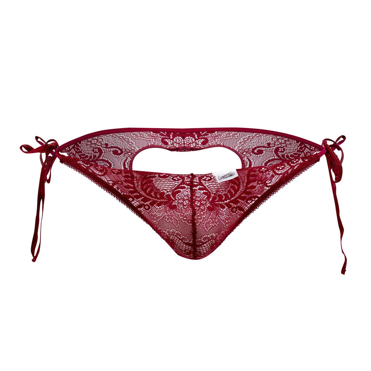 CandyMan 99579 Lace Heart Bikini Burgundy